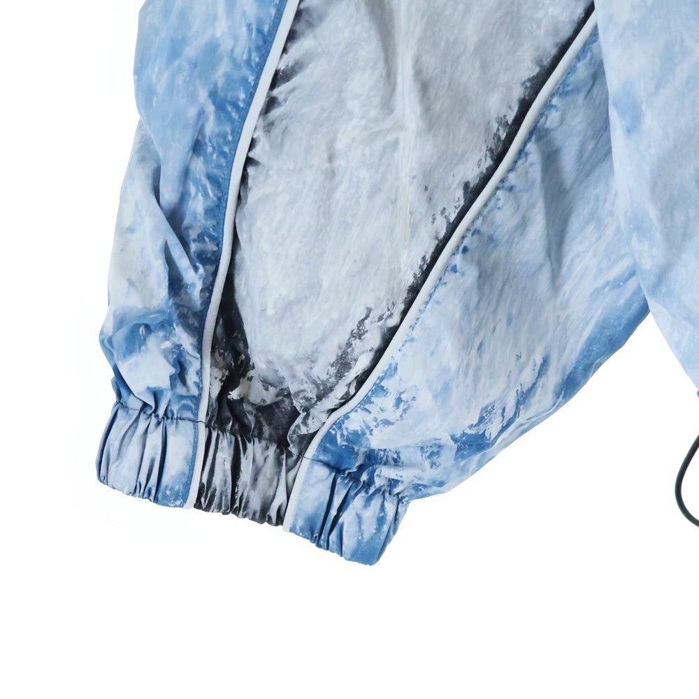 DIESEL(ディーゼル) 24AW J-CREED TRACK JACKET ダーティエフェクトナイロン ジップアップジャケット グレーA14130