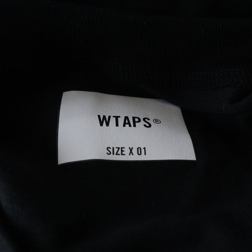 WTAPS(ダブルタップス) 24SS QB LS RACO ERA フットボール メッシュ 長袖カットソー Tシャツ ブラック 241ATDT-CSM18