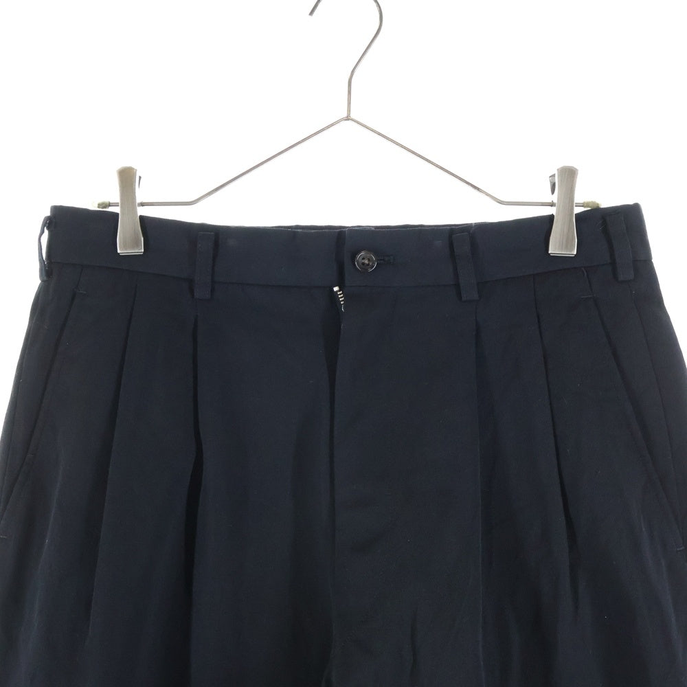 COMME des GARCONS HOMME DEUX(コムデギャルソン オムドゥ) AD1995 WOOL 2-TUCK WIDE TROUSERS SLACKS PANTS ウール 2タック ワイド スラックス パンツ ブラック DP-54001L