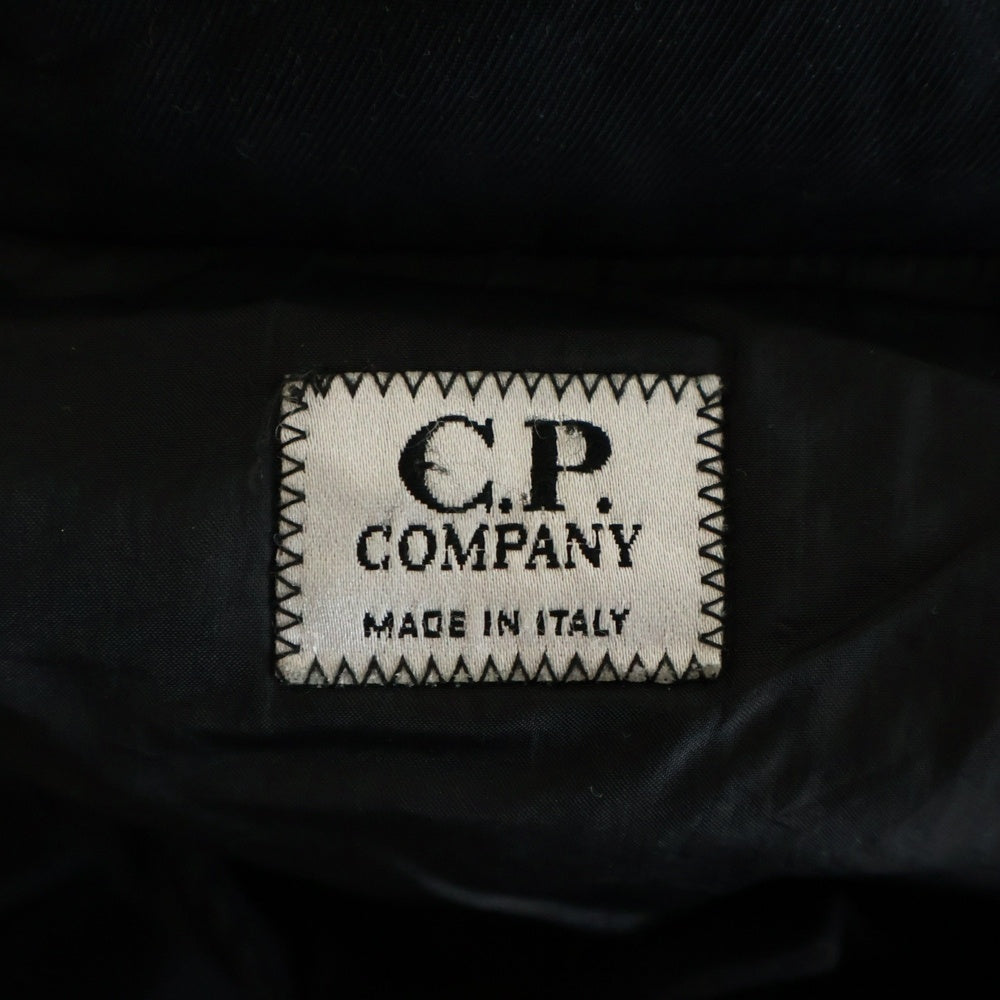 C.P. Company(シーピーカンパニー) 90S SPORTSWEAR HOODED PUFF COAT JACKET イタリア製 中綿ジャケット コート ブラック D-TK-6344 27184854/B