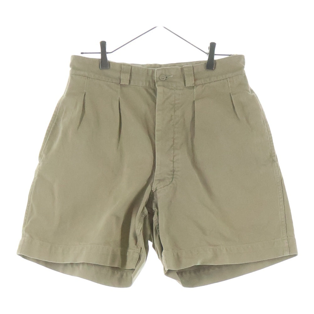 VINTAGE(ヴィンテージ) 50-60S FRENCH ARMY M52 SHORT MILITARY PANTS フランス軍 ミリタリー ショート パンツ チノ ショーツ ベージュ