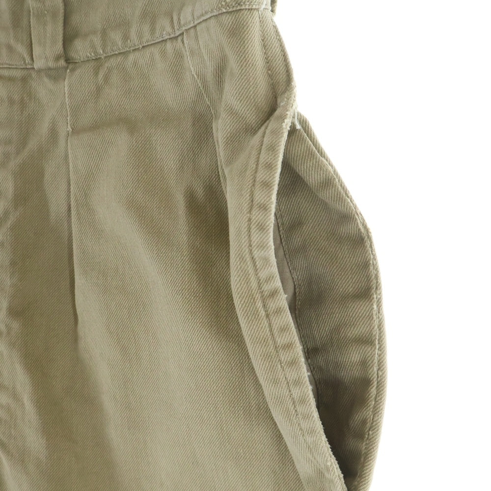 VINTAGE(ヴィンテージ) 50-60S FRENCH ARMY M52 SHORT MILITARY PANTS フランス軍 ミリタリー ショート パンツ チノ ショーツ ベージュ