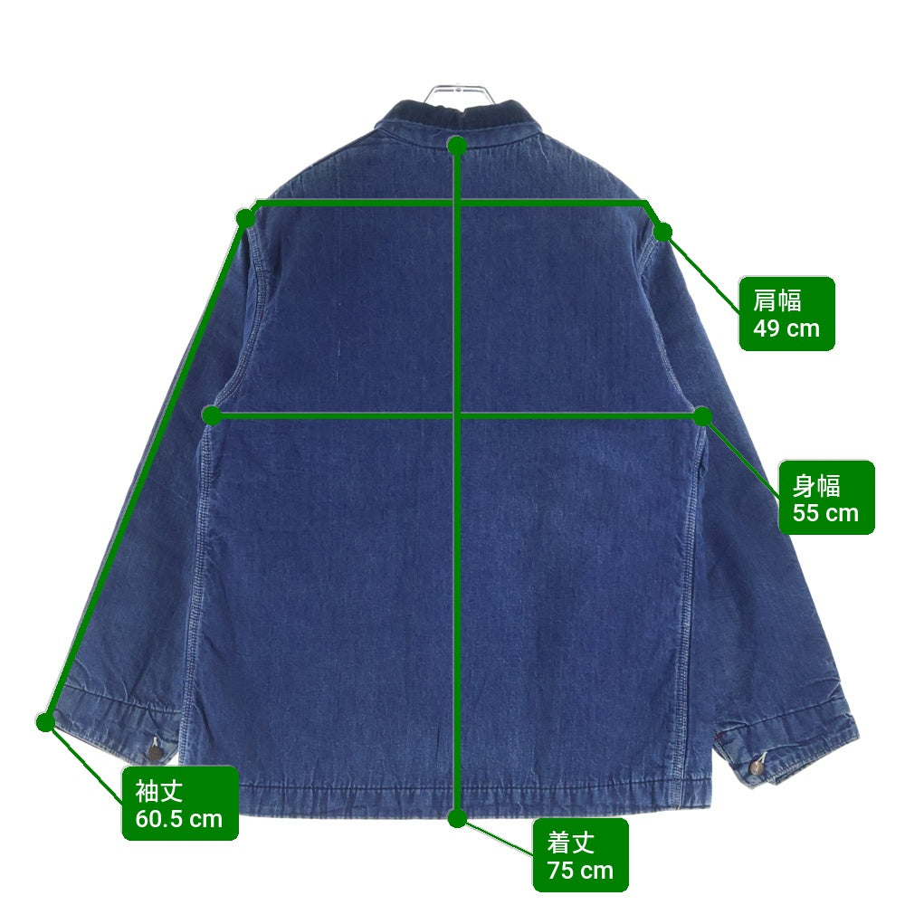BIGMAC(ビッグマック) 50-60S DENIM COVERALL JACKET デニム カバーオール ブランケット ジャケット インディゴ