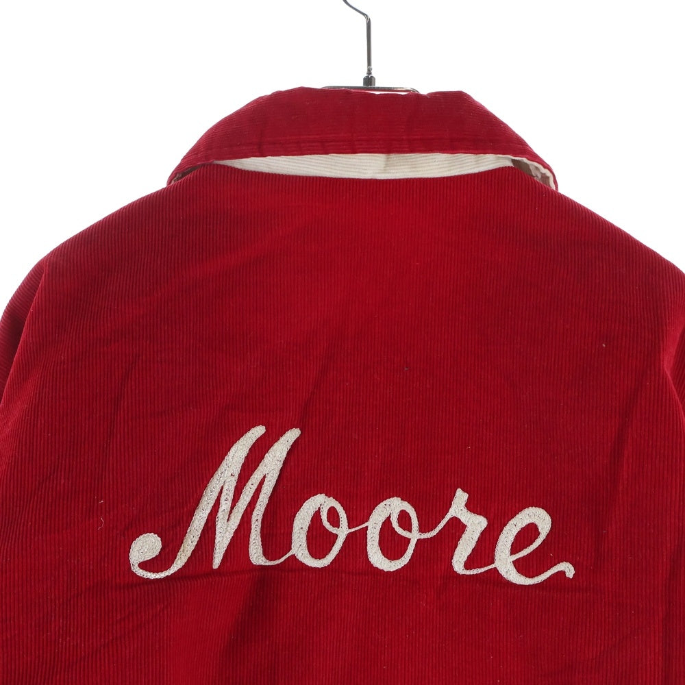 VINTAGE(ヴィンテージ) 70S RENNOC （レノック）CORDUROY VARSITY JACKET コーデュロイ バーシティ ジャケット レッド/ホワイト