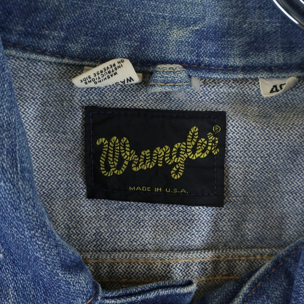 Wrangler(ラングラー) 70S 124MJ DENIM JACKET デニムジャケット 前期タグ インディゴ
