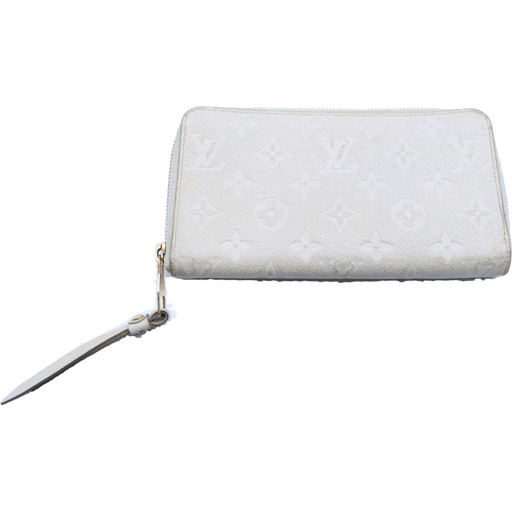 LOUIS VUITTON(ルイヴィトン) MONOGRAM EMPREINTE PORTEFEUILE LEATHER WALLET モノグラム アンプラント ポルトフォイユ スクレット レザー ウォレット 長財布 レディース
