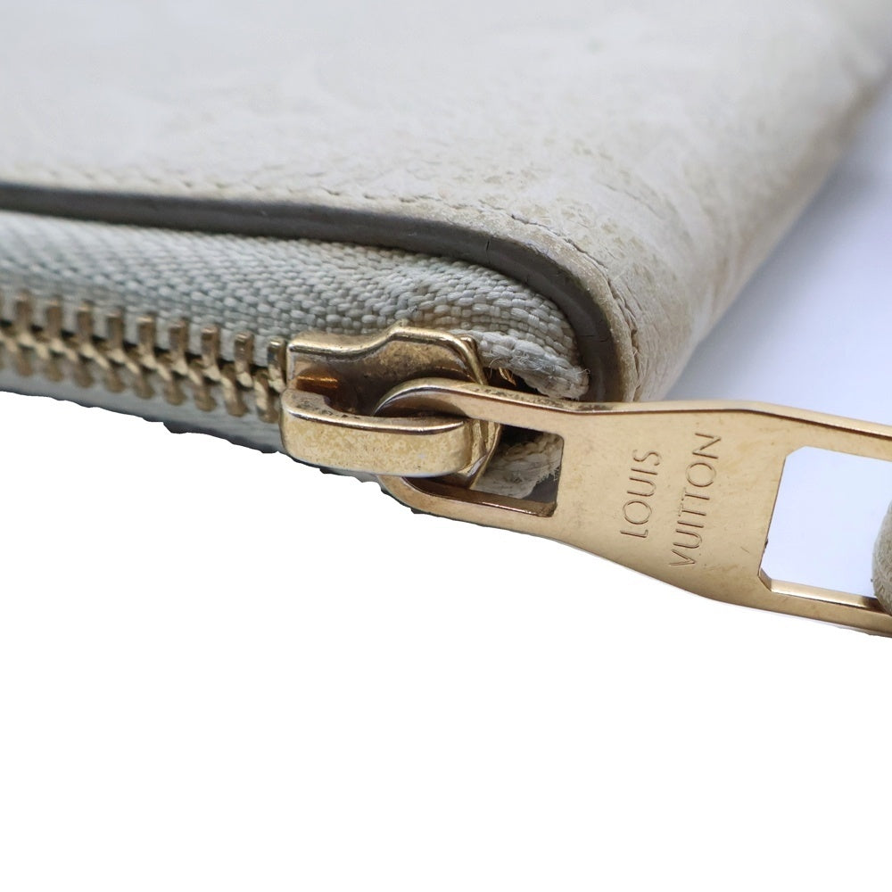 LOUIS VUITTON(ルイヴィトン) MONOGRAM EMPREINTE PORTEFEUILE LEATHER WALLET モノグラム アンプラント ポルトフォイユ スクレット レザー ウォレット 長財布 レディース