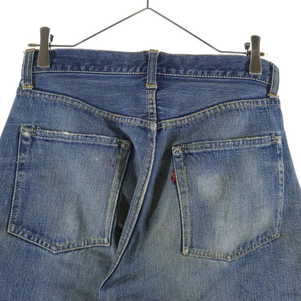 Levi's(リーバイス) 40-50S VINTAGE ヴィンテージ 501XX 47モデル後期 53モデル前期 過渡期 BIG E 隠しリベット Vステッチ ボタン裏14 両面タブ デニムパンツ インディゴ