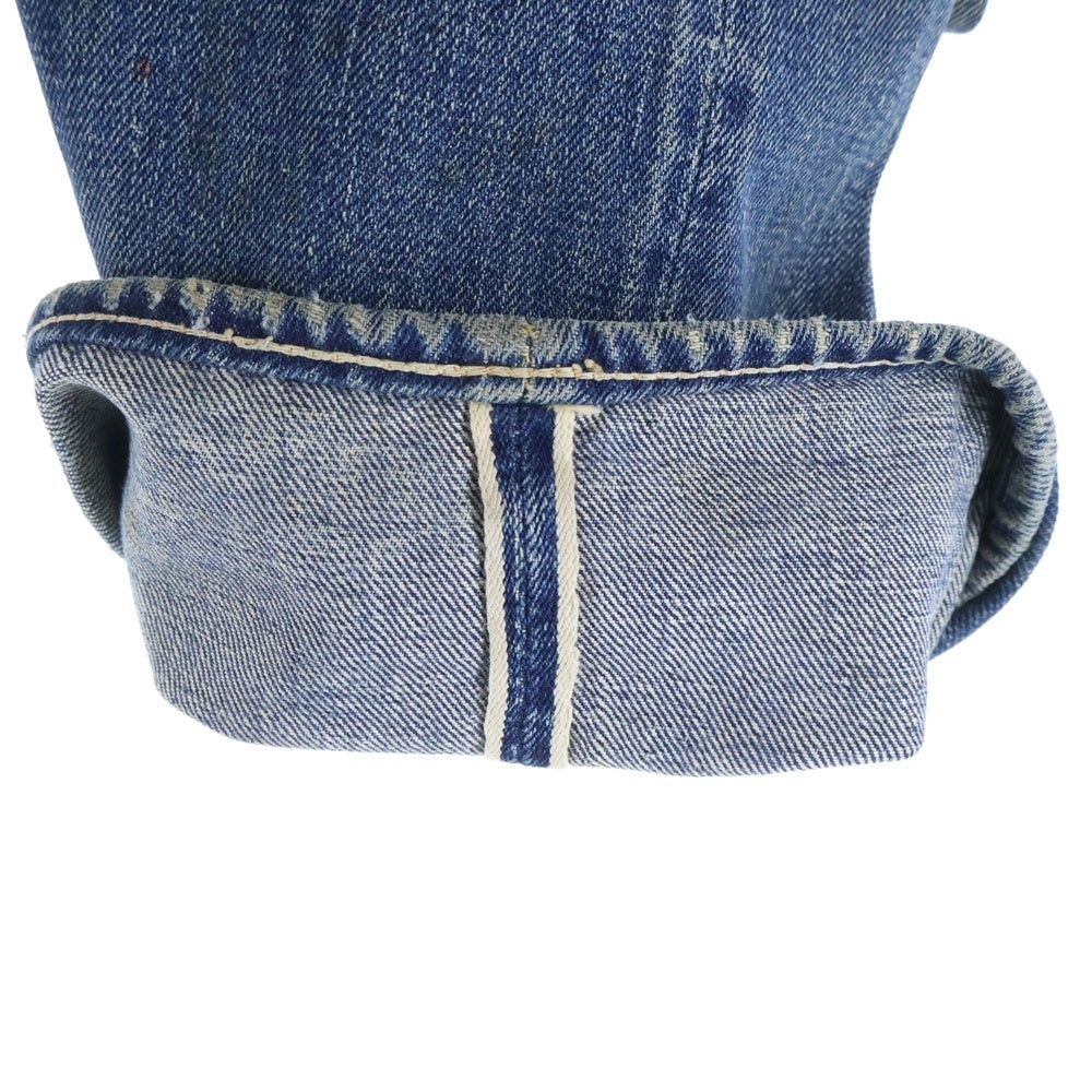 Levi's(リーバイス) 40-50S VINTAGE ヴィンテージ 501XX 47モデル後期 53モデル前期 過渡期 BIG E 隠しリベット Vステッチ ボタン裏14 両面タブ デニムパンツ インディゴ