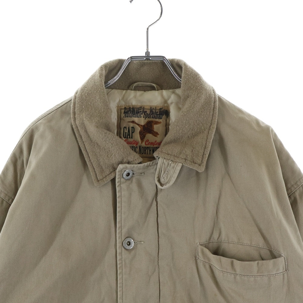 GAP(ギャップ) 80S VINTAGE AUTHENTIC SPORTSMAN QUALITY COMFORT PACIFIC NORTHWEST N-1 TYPE JACKET ヴィンテージ 裏地キルティング ジャケット ベージュ