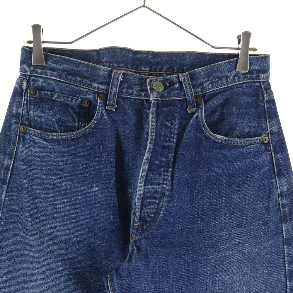 Levi's(リーバイス) 70S 501 VINTAGE ヴィンテージ BIG E 後期 足長R ボタン裏6 並行ステッチ デニムパンツ インディゴ