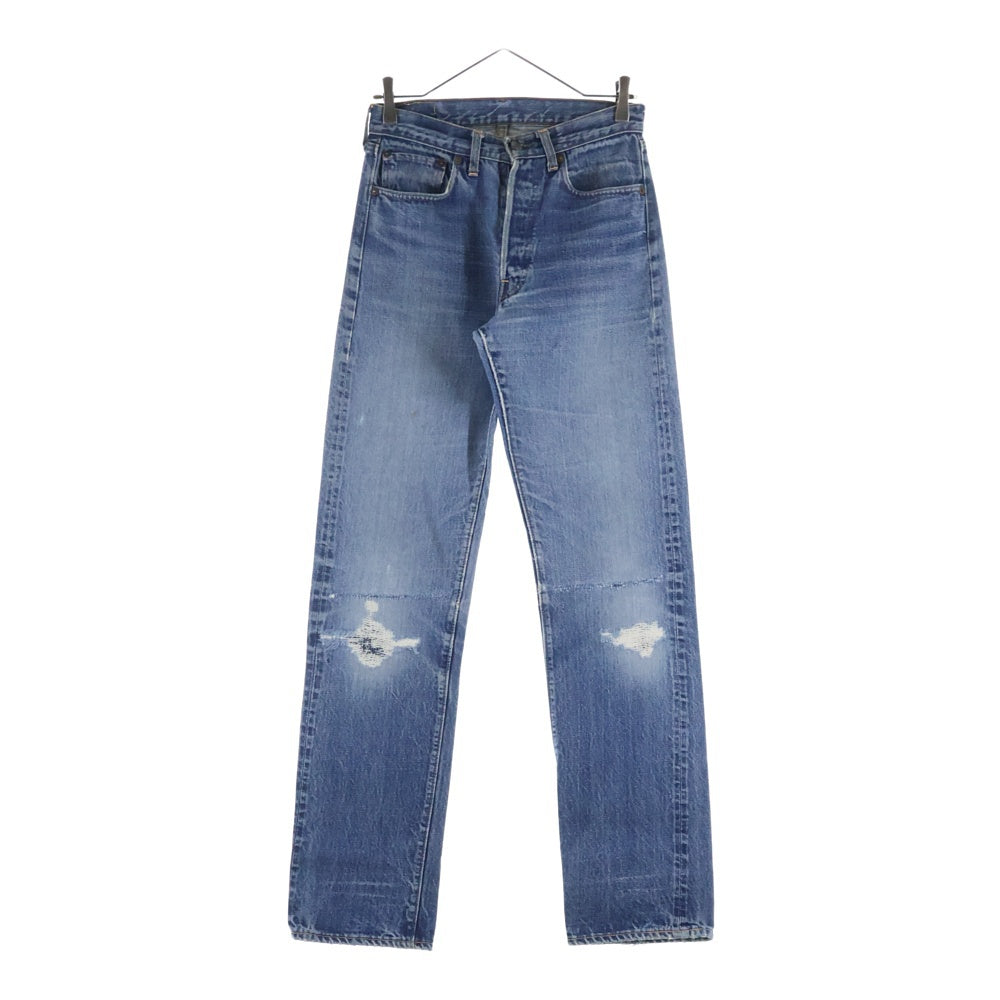 Levi's(リーバイス) 60-70S BIG E 後期 足長R 並行ステッチ ボタン裏2 デニムパンツ インディゴ