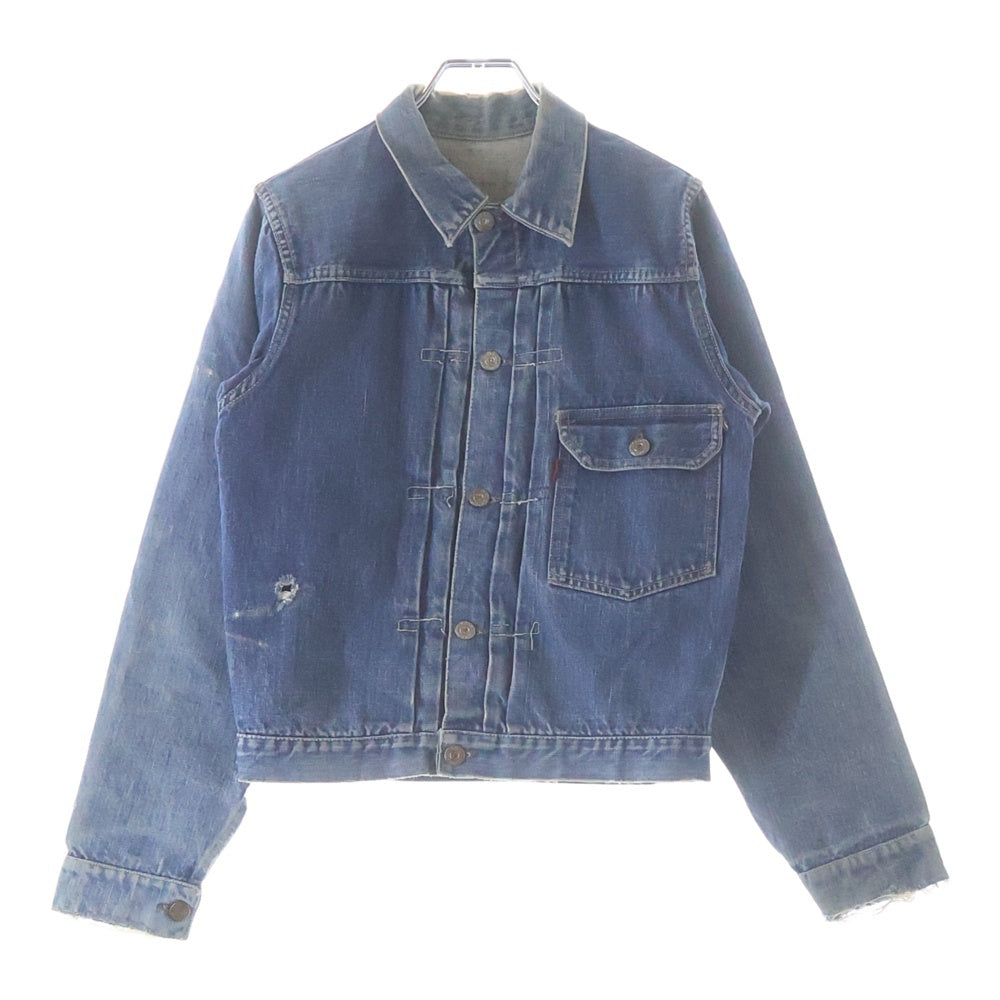 Levi's(リーバイス) 50S 506XX 1st BIG E 片面タブ 一枚袖 ボタン裏17 スライドバックル デニムジャケット インディゴ