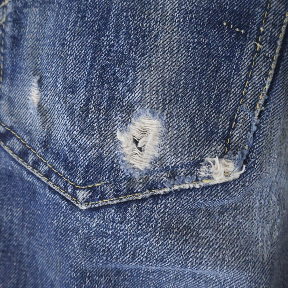 Levi's(リーバイス) 50S 503BXX 53モデル BIG E 両面タブ 革パッチ ボタン裏無刻印 通常R Vステッチ デニムパンツ インディゴ