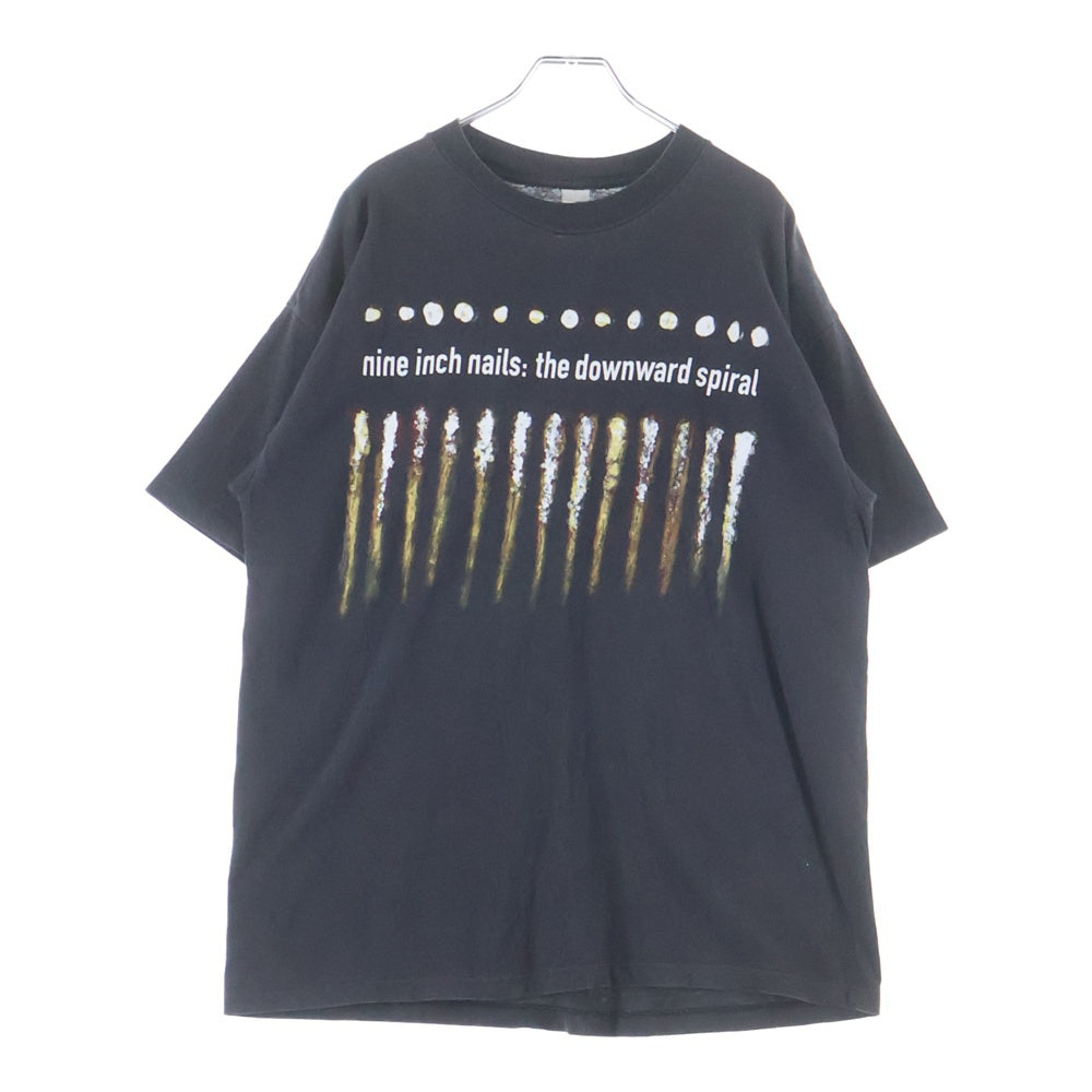 VINTAGE(ヴィンテージ) 90s NINE INCH NAILS THE DOWNWARD SPIRAL SHREDDER TEE ナインインチネイルズ ダウンワードスパイラル シュレッダー 両面プリント半袖Tシャツ