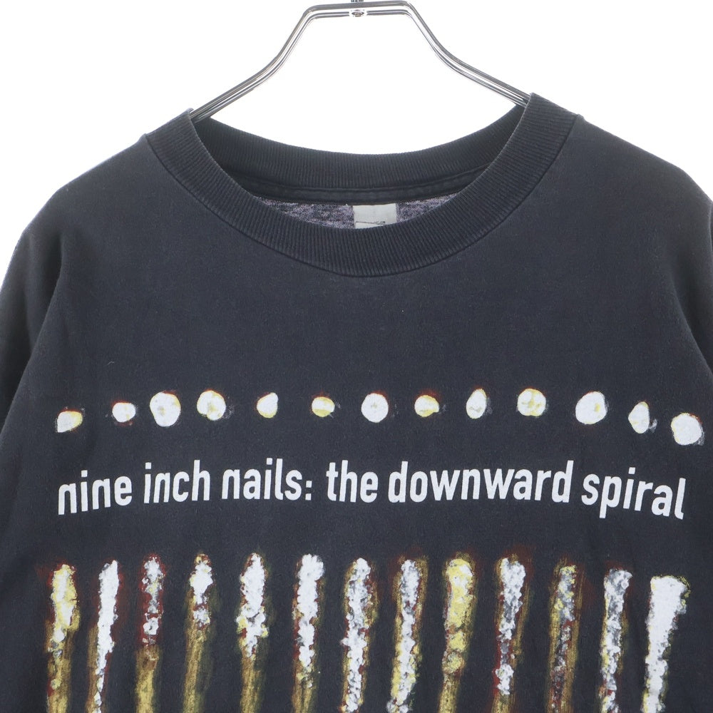 VINTAGE(ヴィンテージ) 90s NINE INCH NAILS THE DOWNWARD SPIRAL SHREDDER TEE ナインインチネイルズ ダウンワードスパイラル シュレッダー 両面プリント半袖Tシャツ