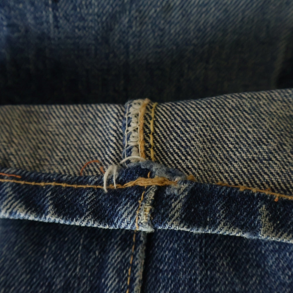Levi's(リーバイス) 50S VINTAGE 501XX 53model BIG E 革パッチ 通常R ボタン裏無刻印 Vステッチ オフセット 隠しリベット 両面タブ デニム パンツ インディゴ