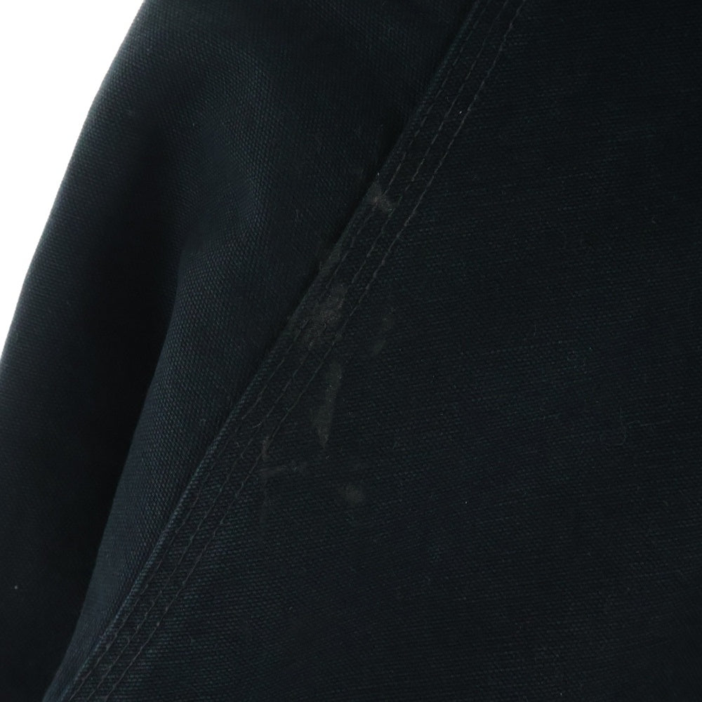 CARHARTT(カーハート) Black Quilted Hooded Jacket J268 BLK メキシコ製 裏地キルティング ジップアップ フードジャケット ブラック