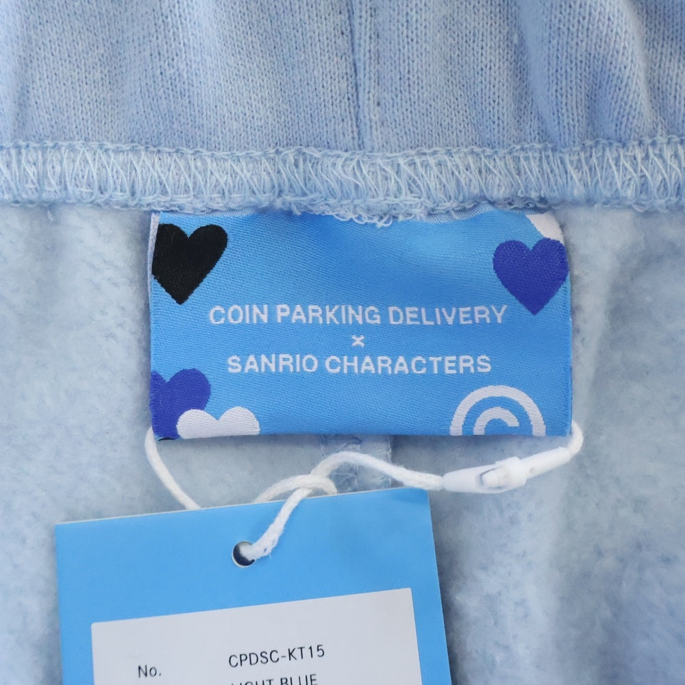 COIN PARKING DELIVERY(コインパーキングデリバリー) ×SANRIO CHARACTERS SWEAT PANTS CPDSC-KT15 ×サンリオキャラクターズスウェットパンツ ライトブルー