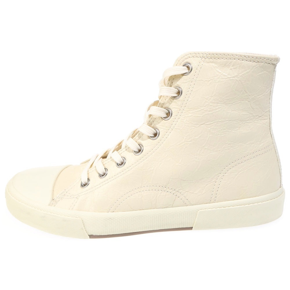 BALENCIAGA(バレンシアガ) PARIS HI TOP LEATHER SNEAKER 688752 パリス ハイカットスニーカー レザー アイボリー