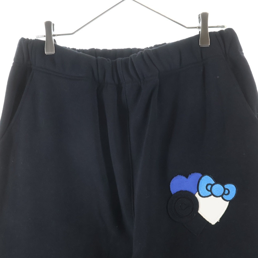 COIN PARKING DELIVERY(コインパーキングデリバリー) ×SANRIO CHARACTERS SWEAT PANTS CPDSC-KT15 ×サンリオキャラクターズスウェットパンツ ブラック