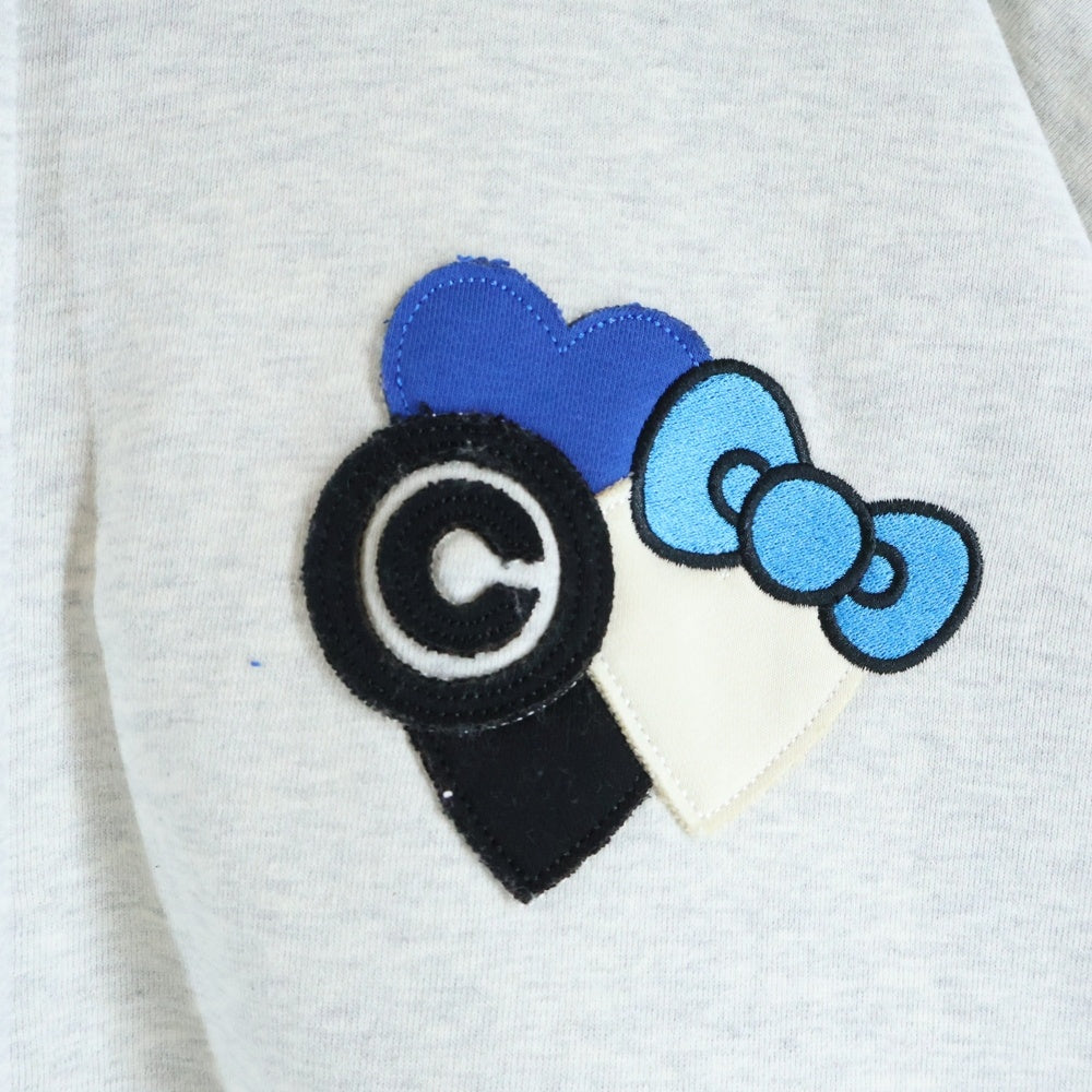 COIN PARKING DELIVERY(コインパーキングデリバリー) ×SANRIO CHARACTERS SWEAT ZIPUP HOODIE CPDSC-KT17 ×サンリオキャラクターズ スウェットジップアップパーカー グレー