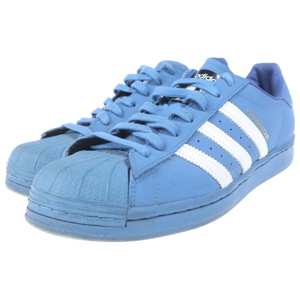 adidas(アディダス) ×Daiki Tsuneta × atmos SUPERSTER ダイキツネタ アトモス スーパースター ローカットスニーカー ブルー 26.5cm H06346