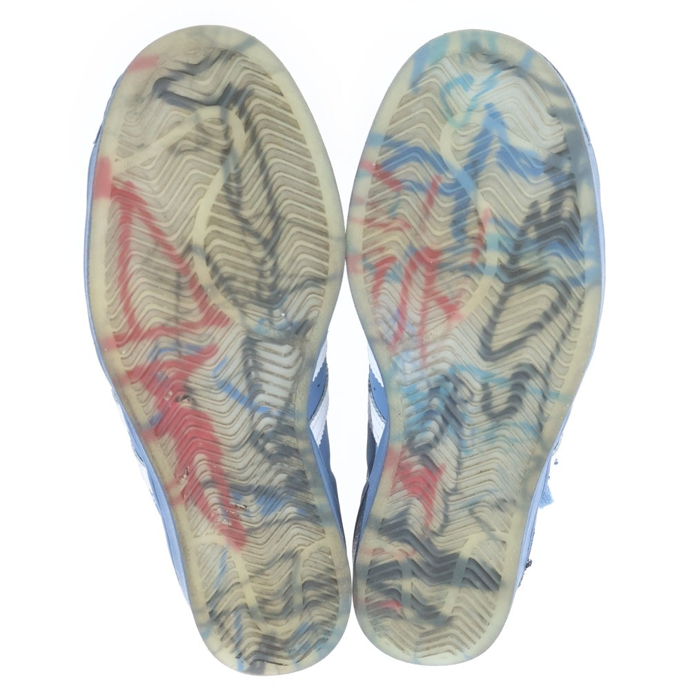 adidas(アディダス) ×Daiki Tsuneta × atmos SUPERSTER ダイキツネタ アトモス スーパースター ローカットスニーカー ブルー 26.5cm H06346