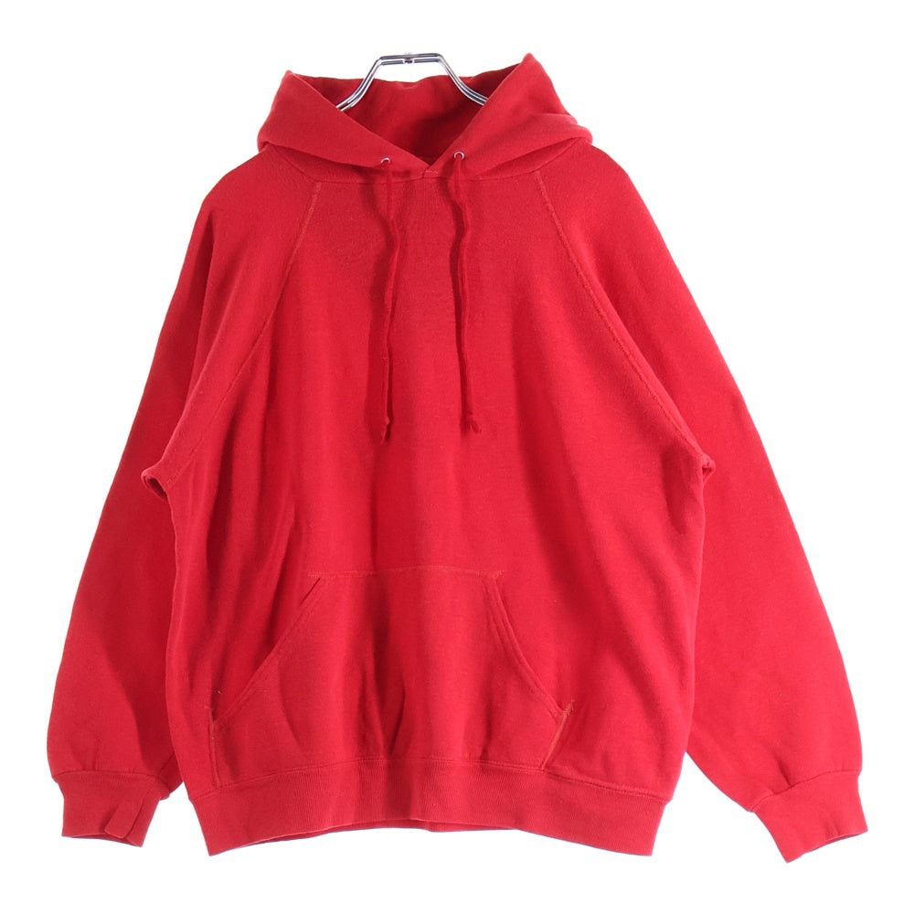 VINTAGE(ヴィンテージ) 60s SAN RAMON ALPINE SKI RACING TEAM SWEAT HOODIE サン ラモン アルペン スキー レーシング チーム ベタプリ 3段プリント プルオーバー フーディー レッド