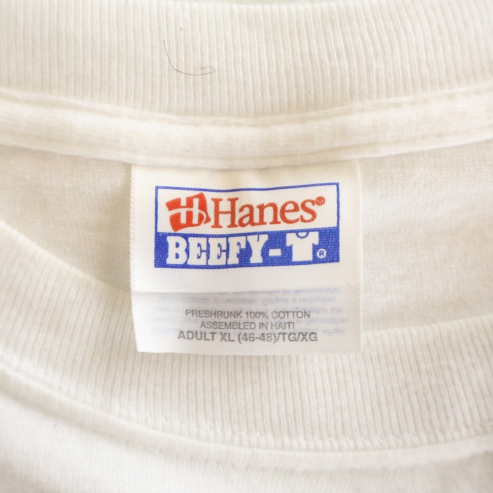VINTAGE(ヴィンテージ) 90-00S APPLE LOGO HOUSTON GALLERIA SHOP DIFFERENT アップル ロゴ 両面プリント 半袖Tシャツ カットソー ホワイト