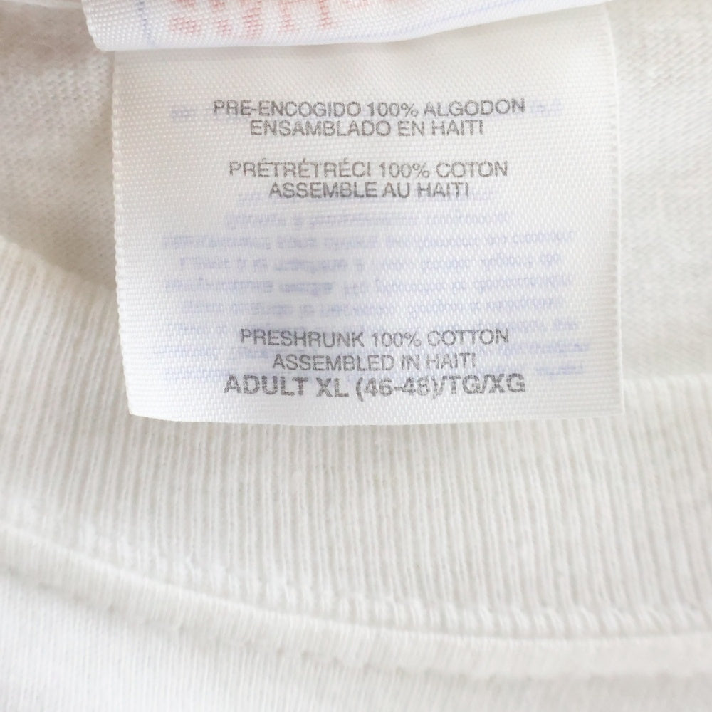VINTAGE(ヴィンテージ) 90-00S APPLE LOGO HOUSTON GALLERIA SHOP DIFFERENT アップル ロゴ 両面プリント 半袖Tシャツ カットソー ホワイト