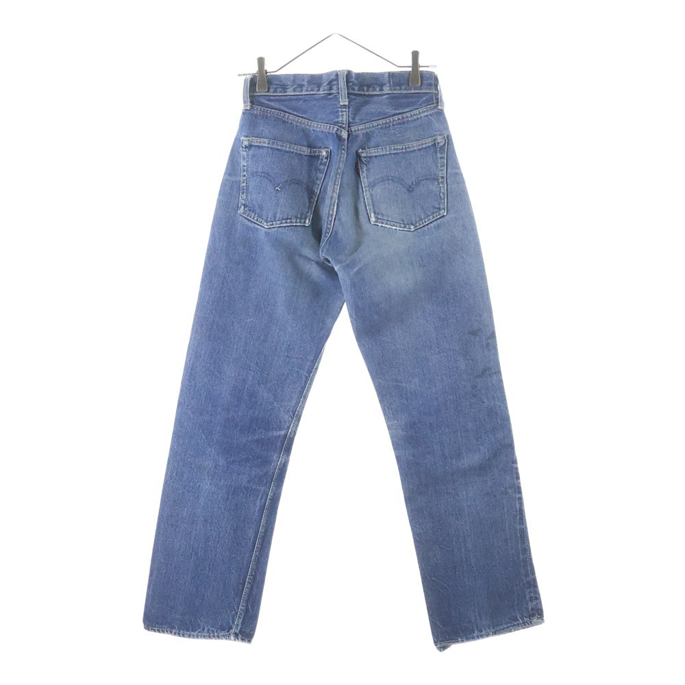 Levi's(リーバイス) 60S 501XX 紙パッチ ギャラ無し ボタン裏無刻印 フライボタン刻印E BIG E 両面タブ レインボーステッチ Vステッチ ボタンフライ デニムパンツ インディゴ