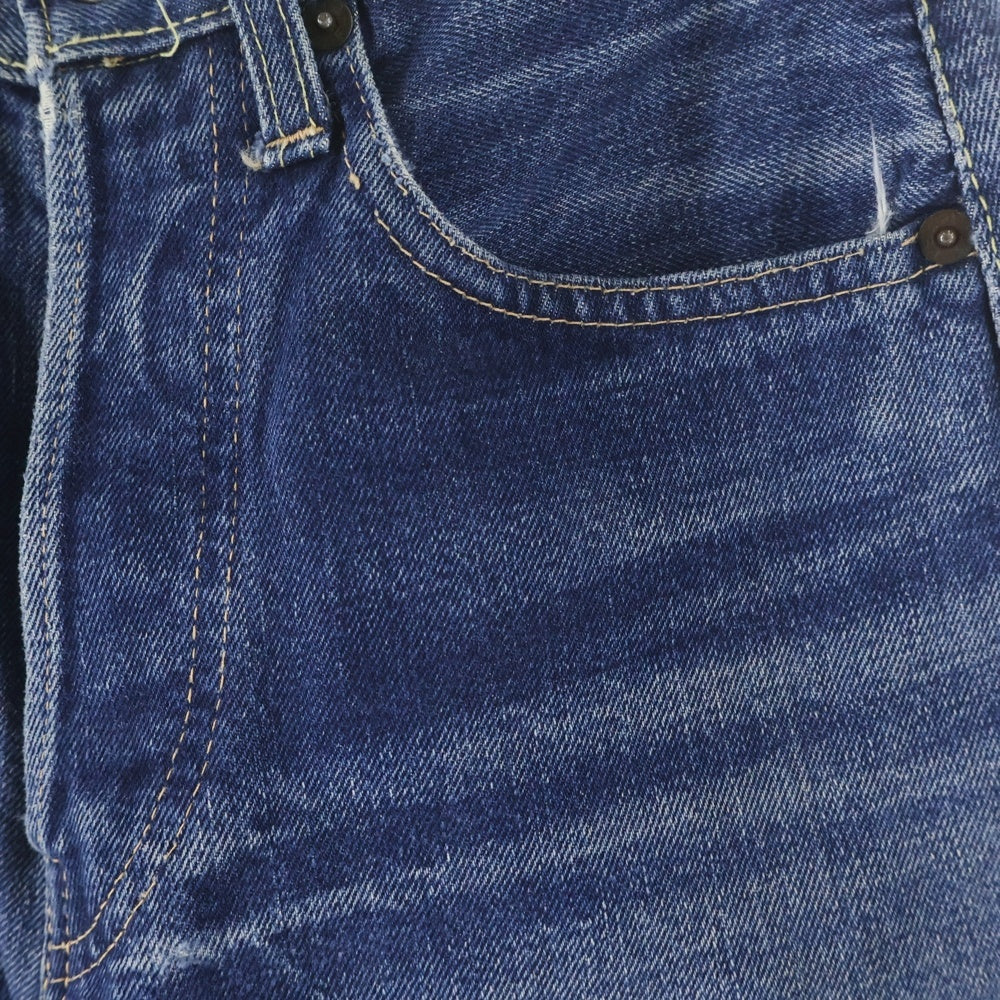 Levi's(リーバイス) 60S 501XX 紙パッチ ギャラ無し ボタン裏無刻印 フライボタン刻印E BIG E 両面タブ レインボーステッチ Vステッチ ボタンフライ デニムパンツ インディゴ