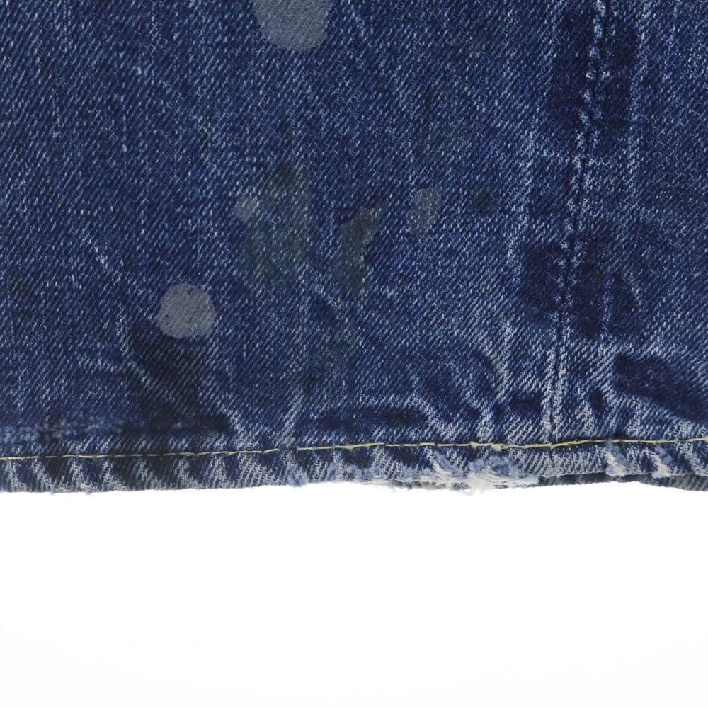 Levi's(リーバイス) 60S 501XX 紙パッチ ギャラ無し ボタン裏無刻印 フライボタン刻印E BIG E 両面タブ レインボーステッチ Vステッチ ボタンフライ デニムパンツ インディゴ