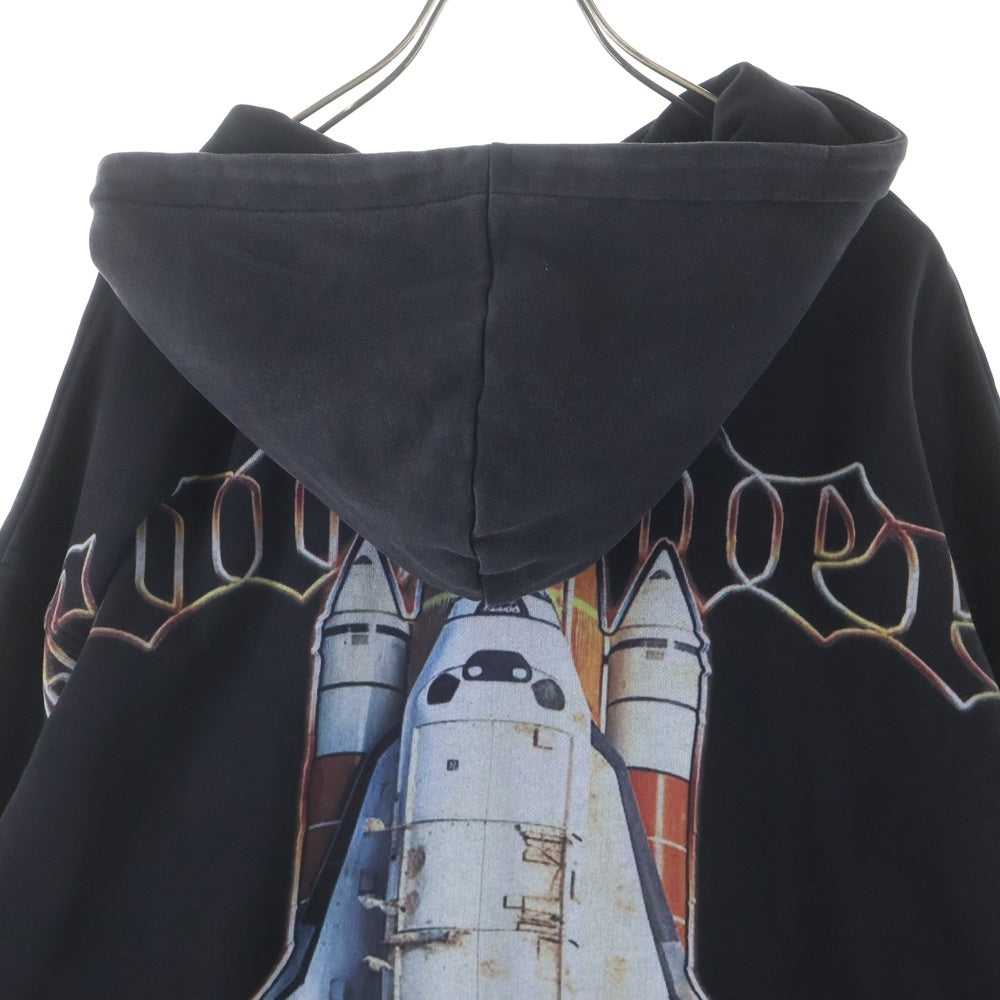 NO BRAND(ノーブランド) GODSPEED NY (ゴッドスピード ニューヨーク) LIFT OFF HOODIE PARKA 77 OF 200 プルオーバーフーディー スウェット パーカー ブラック
