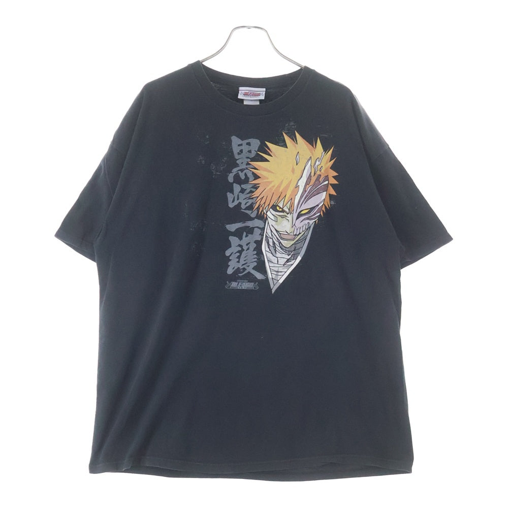 VINTAGE(ヴィンテージ) 00s BLEACH ブリーチ 黒崎一護 ホロウ フロントプリント 半袖Tシャツカットソー ブラック