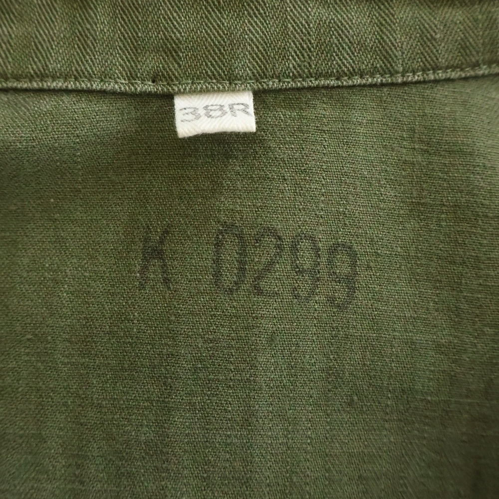 VINTAGE(ヴィンテージ) 40S U.S. ARMY M-43 HBT MILITARY JACKET ヘリンボーンツイル 長袖シャツ ミリタリー ジャケット カーキ