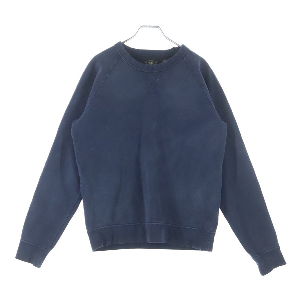RRL(ダブルアールエル) KREW NECK PULLOVER SWEAT 両V クルーネックプルオーバー スウェット ネイビー