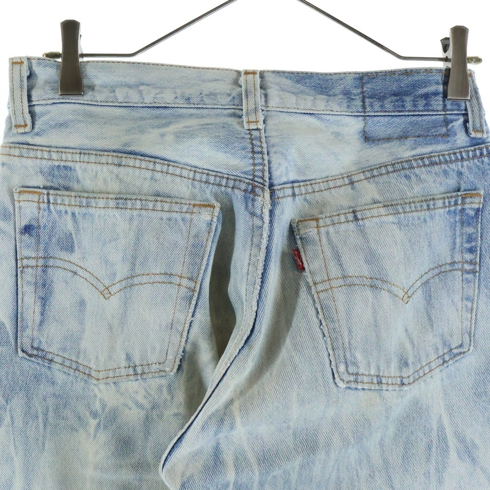 Levi's(リーバイス) 80-90S 501ボタン裏刻印546 スモールe ブリーチ デニムパンツ インディゴ/ホワイト