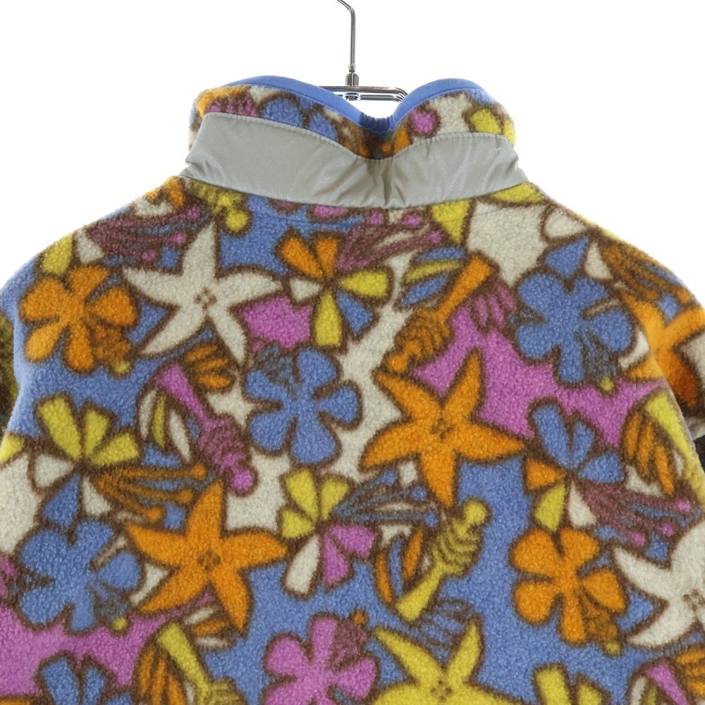 PATAGONIA(パタゴニア) FLOWER PATTERN HALF ZIP USA製 花柄 ハーフジップ フリース ジャケット マルチカラー 85536