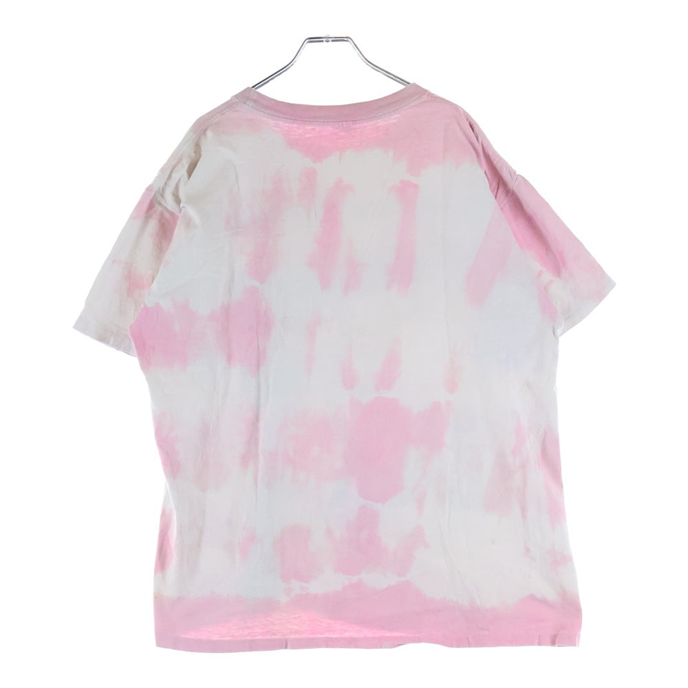 VINTAGE(ヴィンテージ) 90S BACK WASH SURF バックウォッシュ サーフ タイダイ 半袖カットソー ピンク/ホワイト