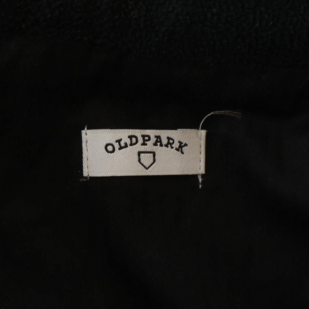 OLD PARK(オールドパーク) 再構築 フリースライダースジャケット ブラック