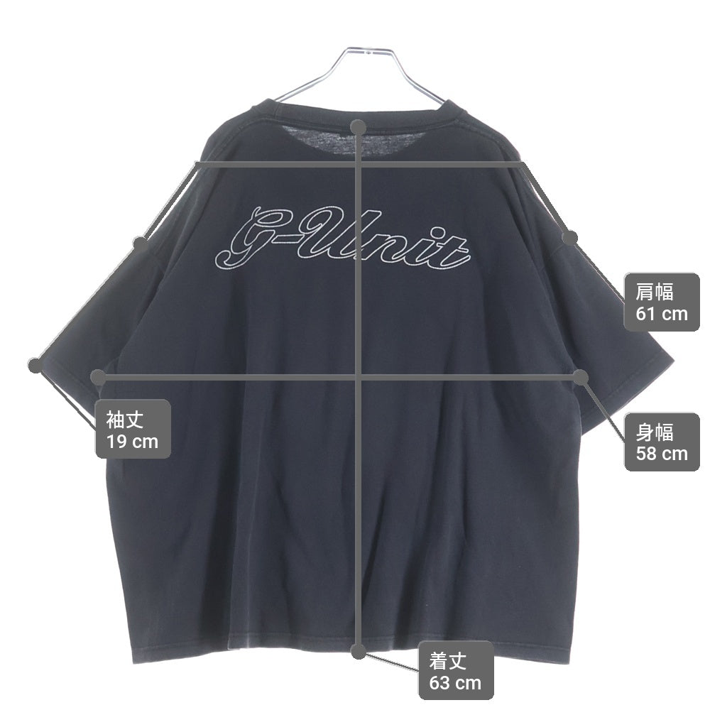VINTAGE(ヴィンテージ) 00s 50CENT G-UNIT 両面プリント 半袖Tシャツ ブラック