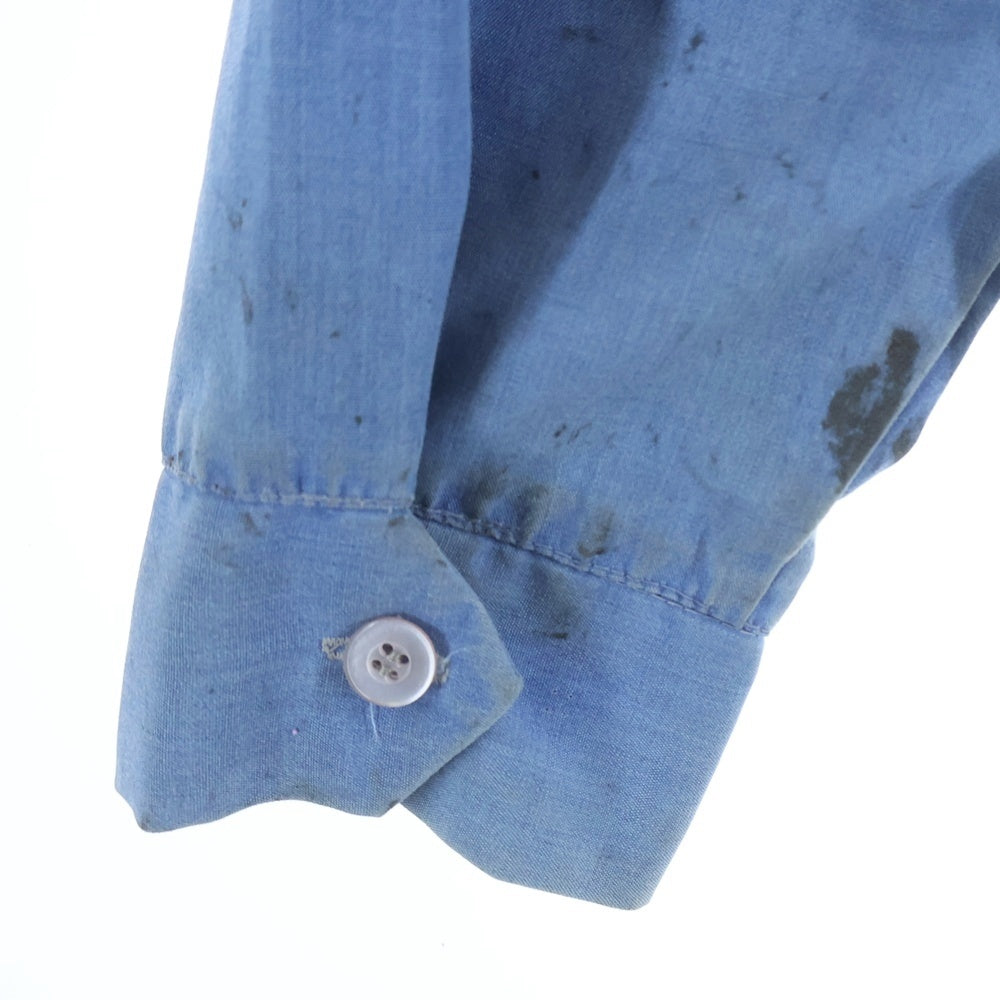 VINTAGE(ヴィンテージ) PERMANENT PRESS ジップアップスイングトップジャケット ライトブルー