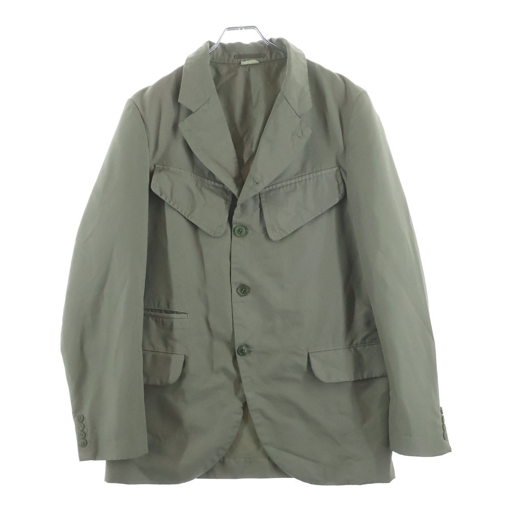 COMME des GARCONS HOMME DEUX(コムデギャルソン オムドゥ) ポリ縮絨 2Bテーラードジャケット DO-J045 カーキ