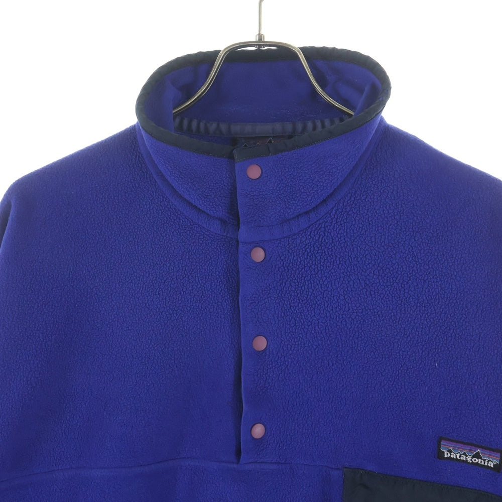 PATAGONIA(パタゴニア) 00S SYNCHILLA SNAP T FLEECE PULLOVER JACKET シンチラ スナップT フリース プルオーバー ジャケット ネイビー/ブラック 25450F8