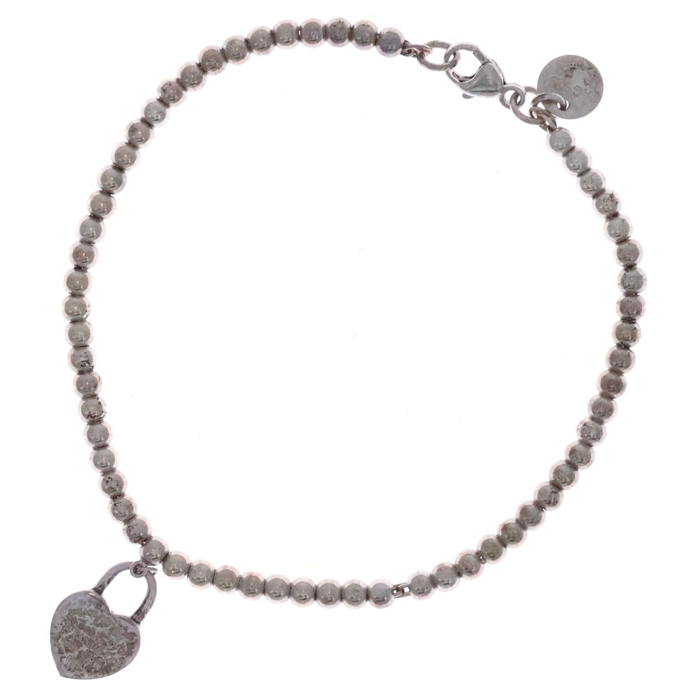 TIFFANY & Co.(ティファニー) ボールチェーン リターントゥ ハートタグ ブレスレット シルバー レディース