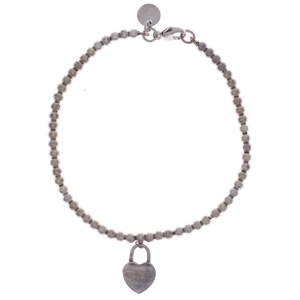 TIFFANY & Co.(ティファニー) ボールチェーン リターントゥ ハートタグ ブレスレット シルバー レディース