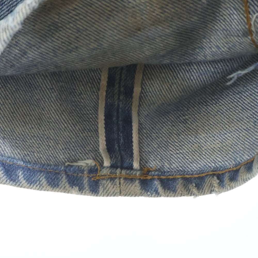 Levi's(リーバイス) 70s 501 66後期 smalle ボタン裏6 並行 チェーンステッチ ストレートデニム ブルー
