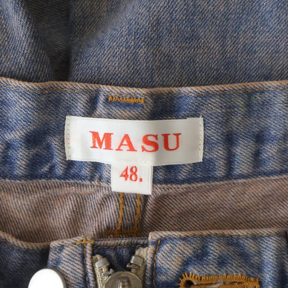 MASU(エムエーエスユー) 24SS MASUBOYS BAGGY JEANS OVER DYE PINK